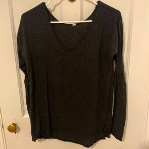 Dark Grey Lululemon Workout Top